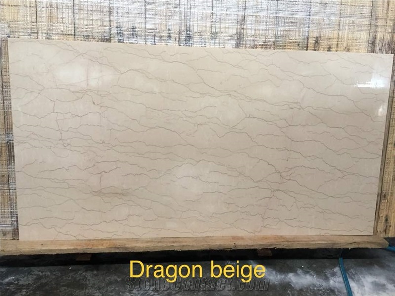 Dragon Beige Slabs, Iran Beige Marble