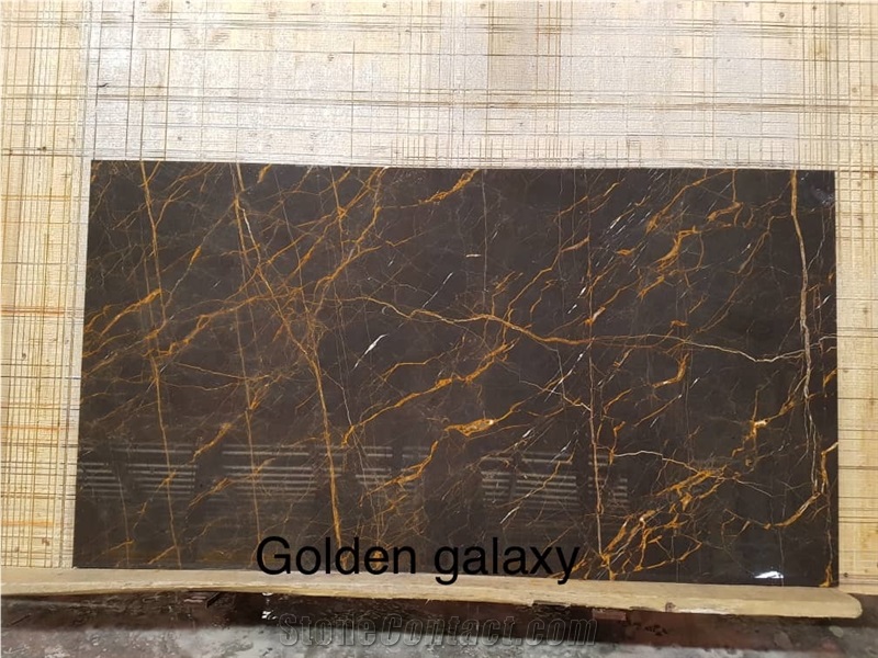Golden Galaxy Slabs & Tiles, Iran Brown Marble