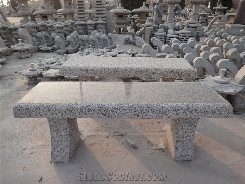 Garden Granite Bench