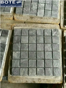 China Black Slate Mosaic Tile Floor Tile