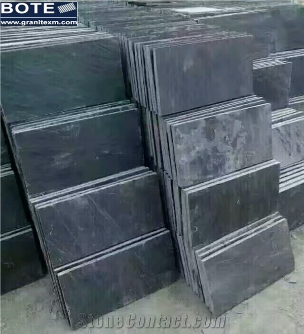 China Black Slate Tiles Flooring and Walling Tiles