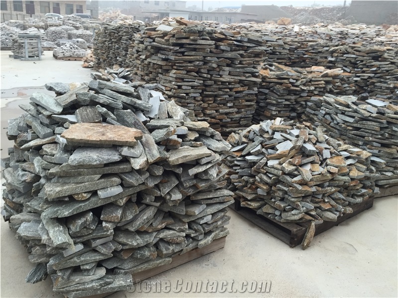 Brown Color Slate Wall Panel for Cladding