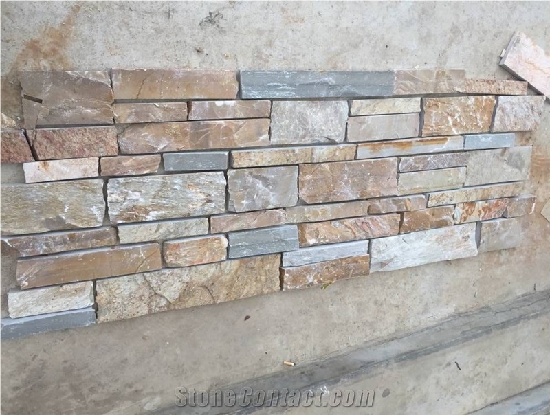 Brown Color Slate Wall Panel for Cladding
