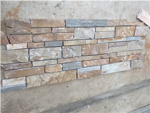 Brown Color Slate Wall Panel for Cladding