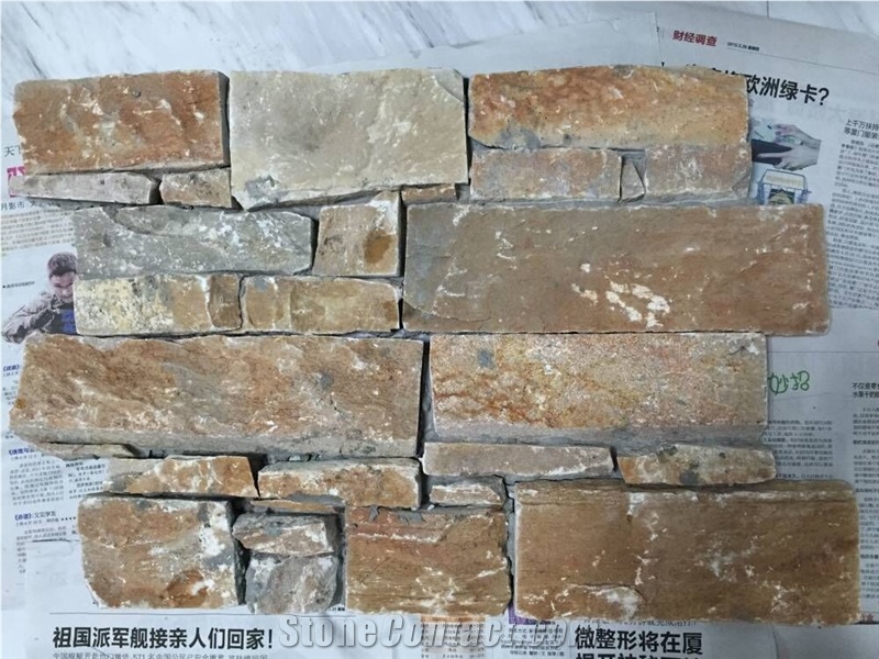 Brown Color Slate Wall Panel for Cladding