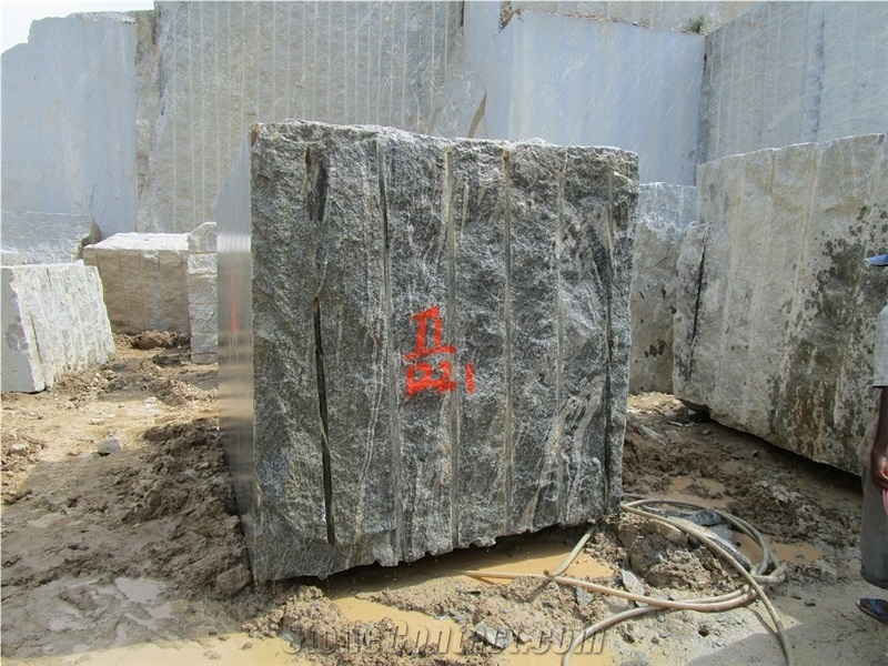 Kuppam Green Granite Block, India Green Granite