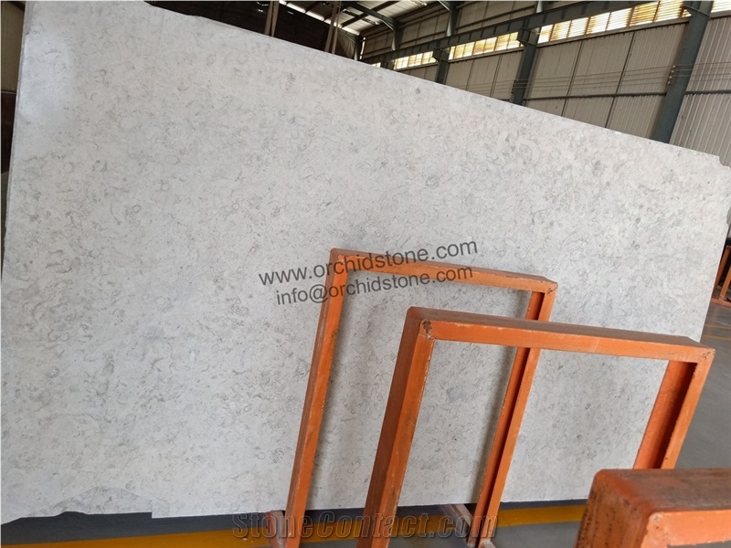 Gris Lano Spanish Grey Limestone Facade,Flooring Pavers,Jumbo Slabs