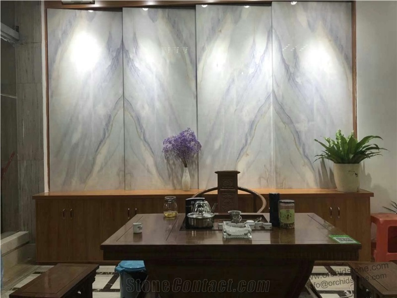 Solalite Blue Marble Wall Cladding Tiles,Flooring Tiles,Paver,Covering