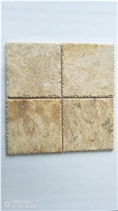 8*8 Inches Distressed Edges China Travertine Tile for Bathroom Floor