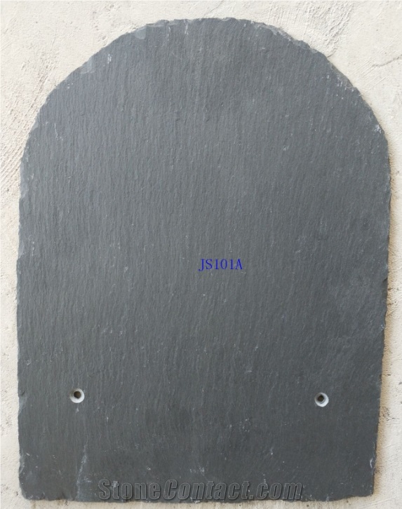 Black Roofing Slate Roof Round Shape