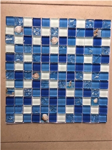 Blue Mosaic Swimming Pool Mosaic Floor Mosaic