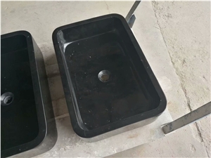 Custom Marble Sink Solid Arabescato Farm Sinks for Bathroom