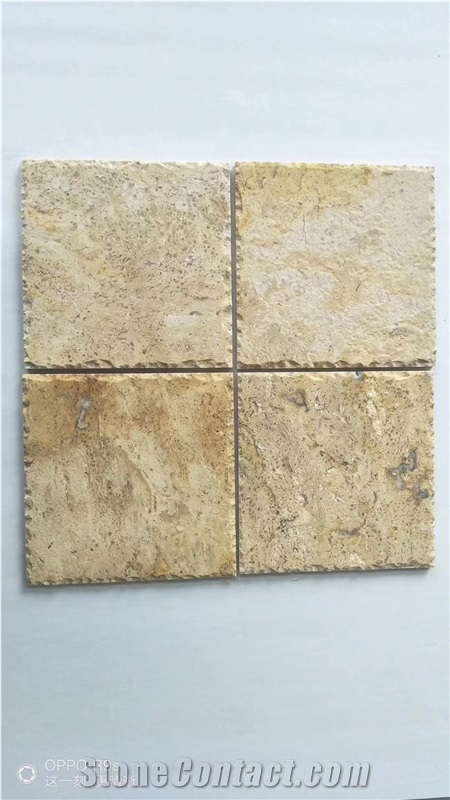 Distressed Edges Travertine Tile Light Beige Travertine Floor Tile
