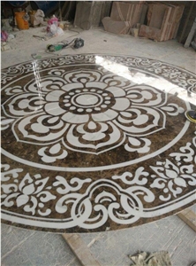 Marble Waterjet Medallion,Luxury Stone Medallions for House Decoration