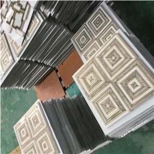 Natural Marble Stone Polished Mosaic Tiles,Cheap Mosaic for Bathroom