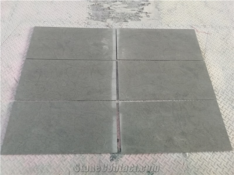 Polished Thala Grey Limestone Floor Tile 12x24x3/8