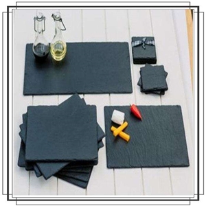 Rectangle Black Slate Plate Cheese Board