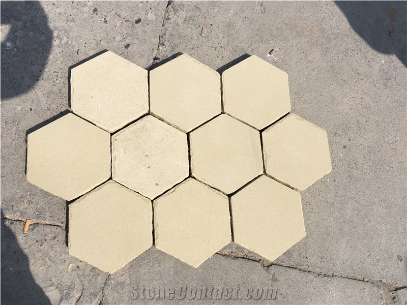 Sandstone Corner Panel for Walling Tiles Yellow Sandstone Corner Stone