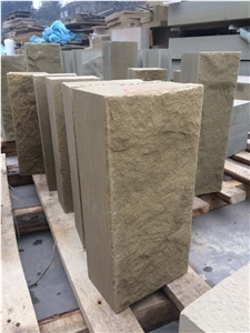 Sandstone Corner Panel for Walling Tiles Yellow Sandstone Corner Stone