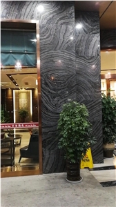 Silver Wave Marble Dark Forest Marble Slab Flooring Wall Tile