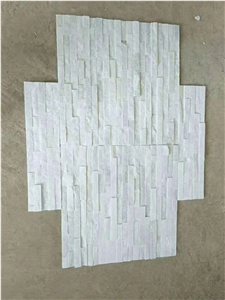 White Quartz Crystal Spark Flexible Veneer Ledge Stone Culture Slate