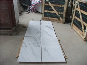 China Bianco Carrara White Flooring Tiles,Guangxi White Marble Slab Wall Stone