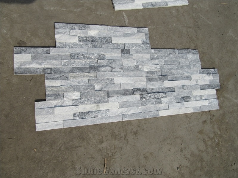 Grey Slate Split Face Ledge Stone Panels Slate Cultured Stone Veneer