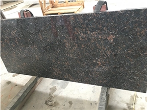 High Polished Tan Brown Kitchen Granite Countertops Work Tops
