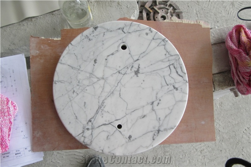 Natural Carrara White Marble Polished Lantern Base Handcraft Gift Work