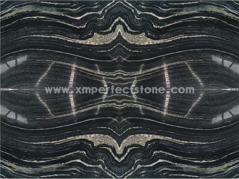 Antique Wood Marble/Black Zebra Marble Slabs,Chinese Black Marble Slab
