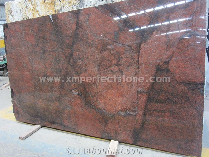 California Red Dragon Granite Slabs & Tiles, China Red Granite