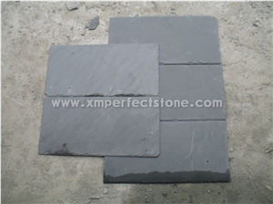 China Black Slate Roof Tiles,Natural Slate Roofing, Black Slate Roof