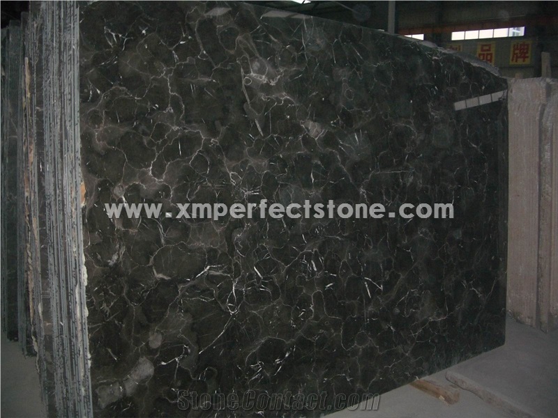 China Brown Marble, Dark Brown Marble Can Be Processed Into Polished