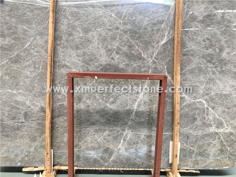 Hermes Grey with White Veins Marble Stone Slab