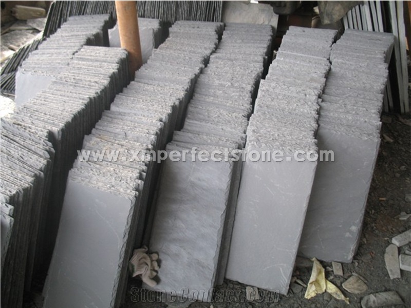 Project Show-China Black Slate Roofing Tiles/China Nero Impala Slate