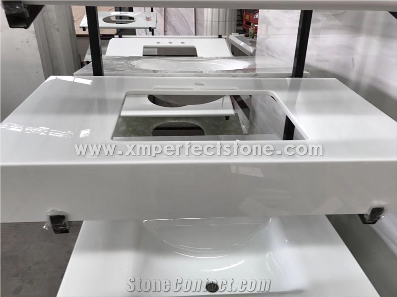 Solid Surface Nano Crystallized Panels for Bath Top