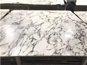 White Marble with Grey Vein Big Slab for Price