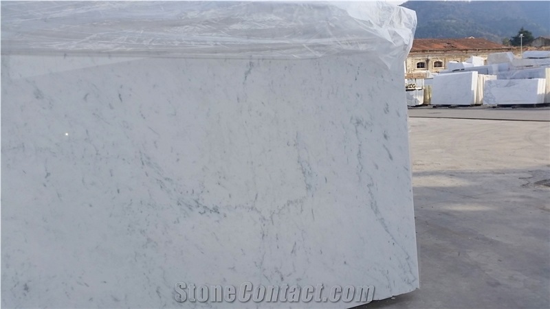 White Carrara C Extra Slabs