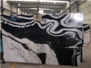China Panda White Marble Thin Panel 8Mm Thickness Wall Panels