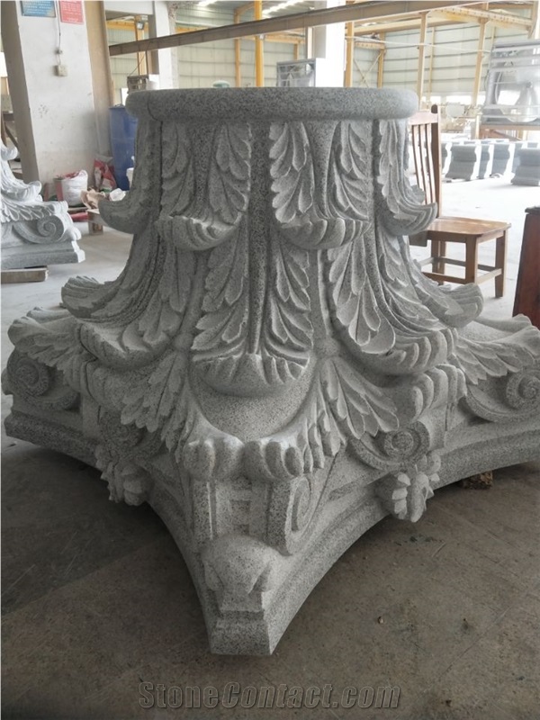Grey Granite for Roman Columns & Outdoor Sculpture