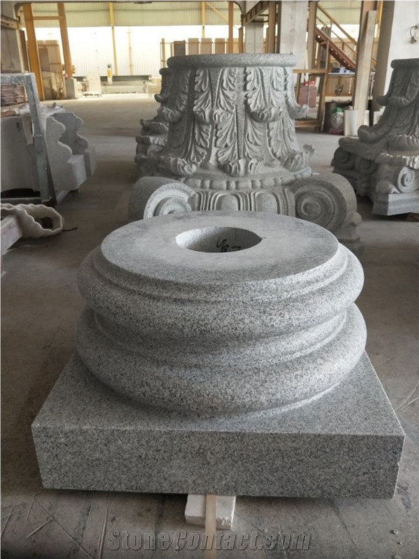 Grey Granite for Roman Columns & Outdoor Sculpture