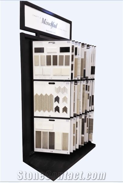 Cts020 Tile Display Racks Stone Mosaic Display Shelves Marble Stands