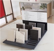 Mes001.Quartz Sample Stand ,Granite Display Tower Rack