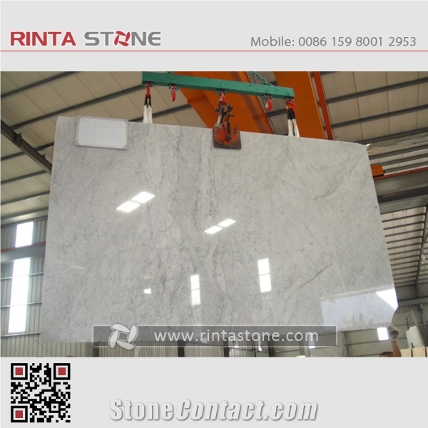Bianco Carrara White A/Cd/C Qaurry Marble Big Slabs Calacatta