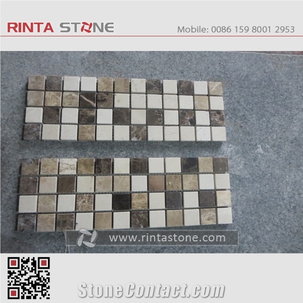 Cararra White Marble Stone Mosaic Tiles for Bathroom Culture Wall
