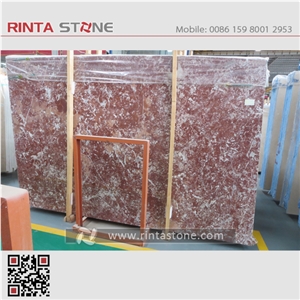 Diana Rosa Red Marble Slabs Tiles Pattern Rose