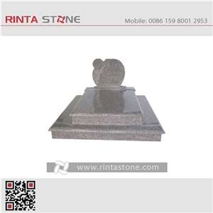 G664 Granite Bainbook Brown Luna Pearl Stone Tombstone Monument