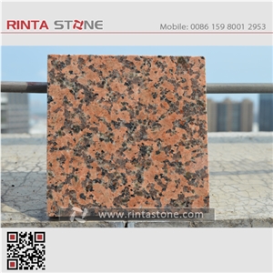 Gulin Red Granite G560 Guangxi Hong Brown Tiles Slabs