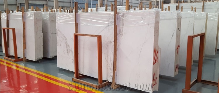 Chinese Castro Grey Veined Types White Marble