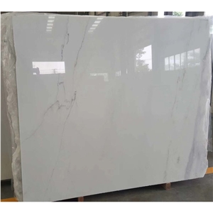 YUANDA Lincoln White Milky Marble Slabs Premium